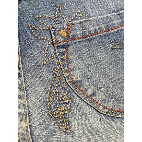 Vintage Y2K 2000s Parasuco Blue Denim Jeans 28x31 - Picture 11 of 13